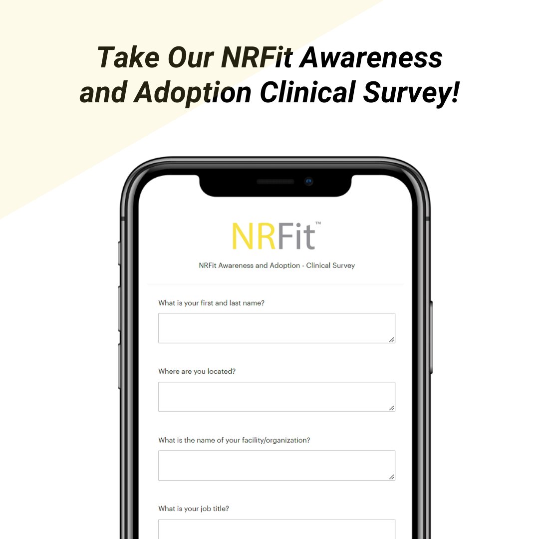 GEDSA_org's tweet photo. Calling all Clinicians!
Please consider taking our NRFit Awareness and Adoption Survey. It only takes one minute to complete!
*For Clinicians Only, Please*
Take the Survey: https://t.co/GDePMkZNah
#NRFit #Clinician #Survey #ClinicianSurvey #GEDSA #StayConnected https://t.co/pbJk0oBw7v