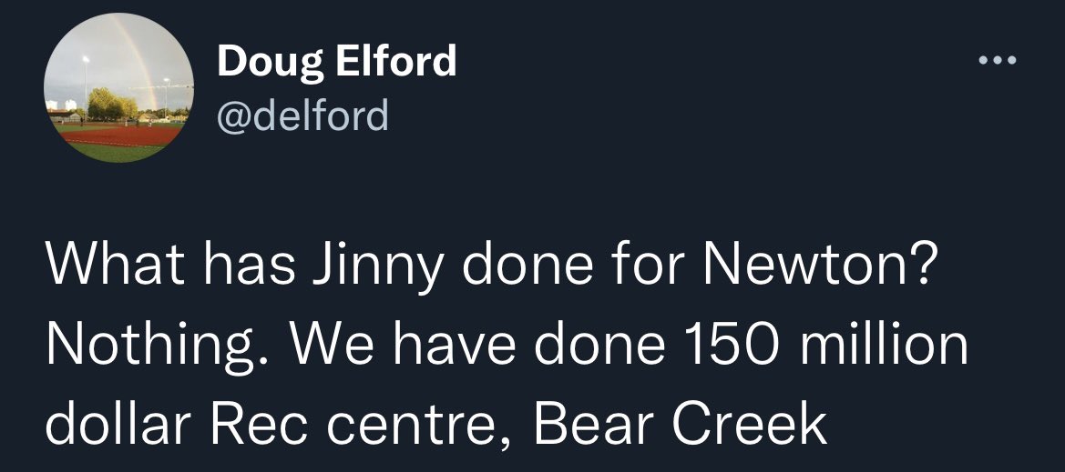 surreytoday's tweet photo. Sorry Doug, you haven’t ‘done’ a Rec centre. That’s like saying I’ve ‘done’ thanksgiving dinner, when all I did was make a list. Stop it. #surreybc #bcpoli #vanpoli https://t.co/FedD8aLl9U