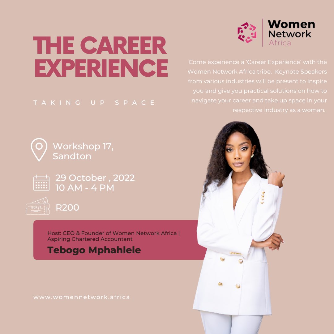 I’m hosting an event where women keynote speakers from various industries will be giving you practical solutions on how to navigate your career &amp; take up space in your industry as a woman.💗 

Purchase your ticket here:
paystack.com/buy/wna-ticket