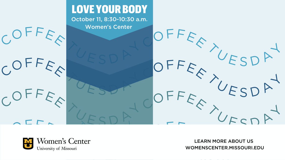 What’s better than Free Coffee Tuesdays? Free Coffee Tuesdays during Love Your Body month!

Join us on Oct. 10 from 8:30-10:30 a.m. for energizing food and drink in the Women’s Center.