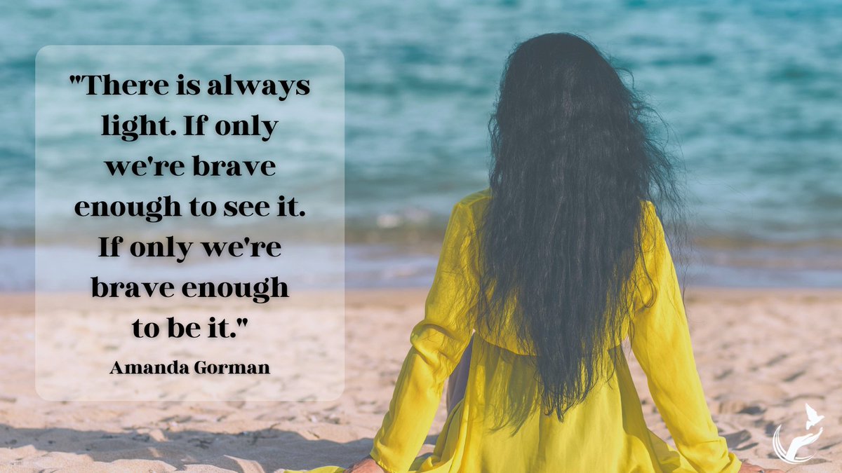 ILCADV's tweet photo. "There is always light. If only we're brave enough to see it. If only we're brave enough to be it."
Amanda Gorman
#MondayMotivation #BeTheGood #OneMissionOneVoice #ICADV https://t.co/pf6NDrEt4m
