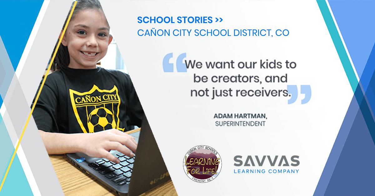 Kelly30607098's tweet photo. Check out this School Story from @SavvasLearning about how a vision for the future guided Caรฑon Cityโs EdTech Journey: https://t.co/GUZPUGKcmP
#edtech #schoolstories #movinglearningforward https://t.co/rXJB78n2lv