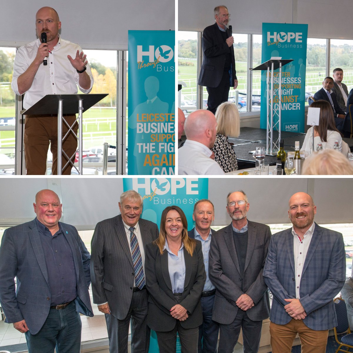 We were pleased to attend the #hopethroughbusiness lunch at the @LeicesterRaces with @hopeagnstcancer last week. It was fantastic to hear from guest speakers Chris Cain, David Guttery and Howard Ludbrook. #hopeagainstcancer #EastMidlands #CancerResearch