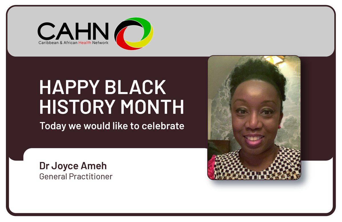 cahn_uk's tweet photo. Today we are appreciating @cosmeticGPs who has presented at various CATHIP Health sessions, thank you for your support! 👏🏾

#BlackHistoryMonth https://t.co/5wOU3UmBOl