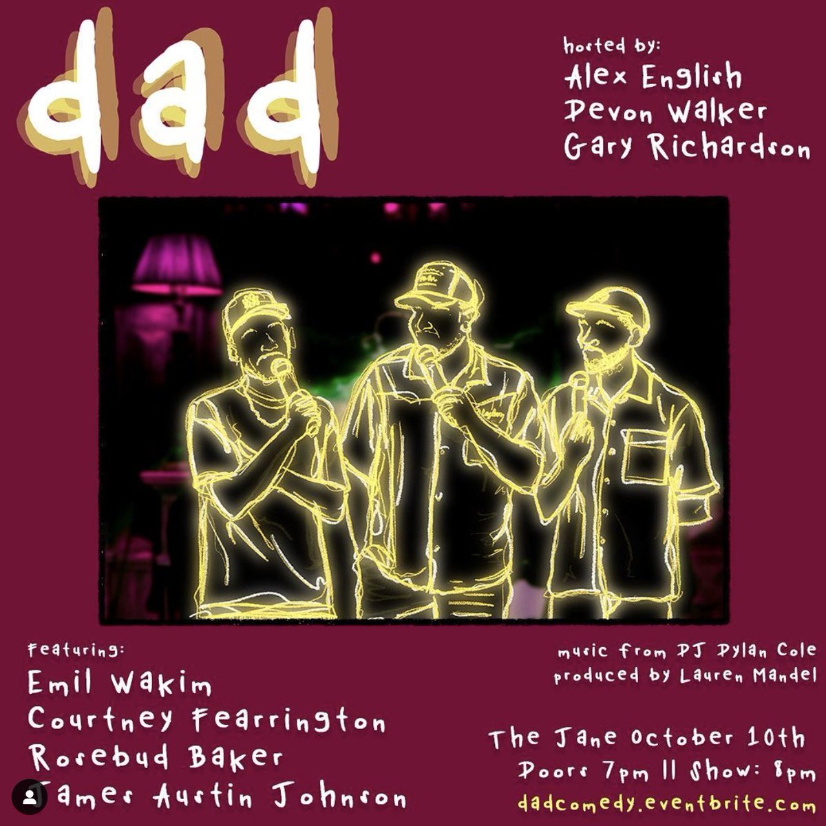 Comedy Bureau (@thecomedybureau) on Twitter photo #comedy
NY
rachel bloom
dad
<a href="/DykingOut/">DykingOutPodcast 🌈</a>
<a href="/butterboycomedy/">butterboycomedy</a>
amusements
LA
@roryscovel
<a href="/HolyShitImprov/">Holy Shit Improv</a>
<a href="/loosecomedyla/">LOOSE</a>
mermaid hr
secret show
MICS
leg room <a href="/ThirdWheelPS/">Third Wheel Podcast Studio</a> LA
tara rose NY
full listings at thecomedybureau.com #comedy
NY
rachel bloom
dad
<a href="/DykingOut/">DykingOutPodcast 🌈</a>
<a href="/butterboycomedy/">butterboycomedy</a>
amusements
LA
@roryscovel
<a href="/HolyShitImprov/">Holy Shit Improv</a>
<a href="/loosecomedyla/">LOOSE</a>
mermaid hr
secret show
MICS
leg room <a href="/ThirdWheelPS/">Third Wheel Podcast Studio</a> LA
tara rose NY
full listings at thecomedybureau.com