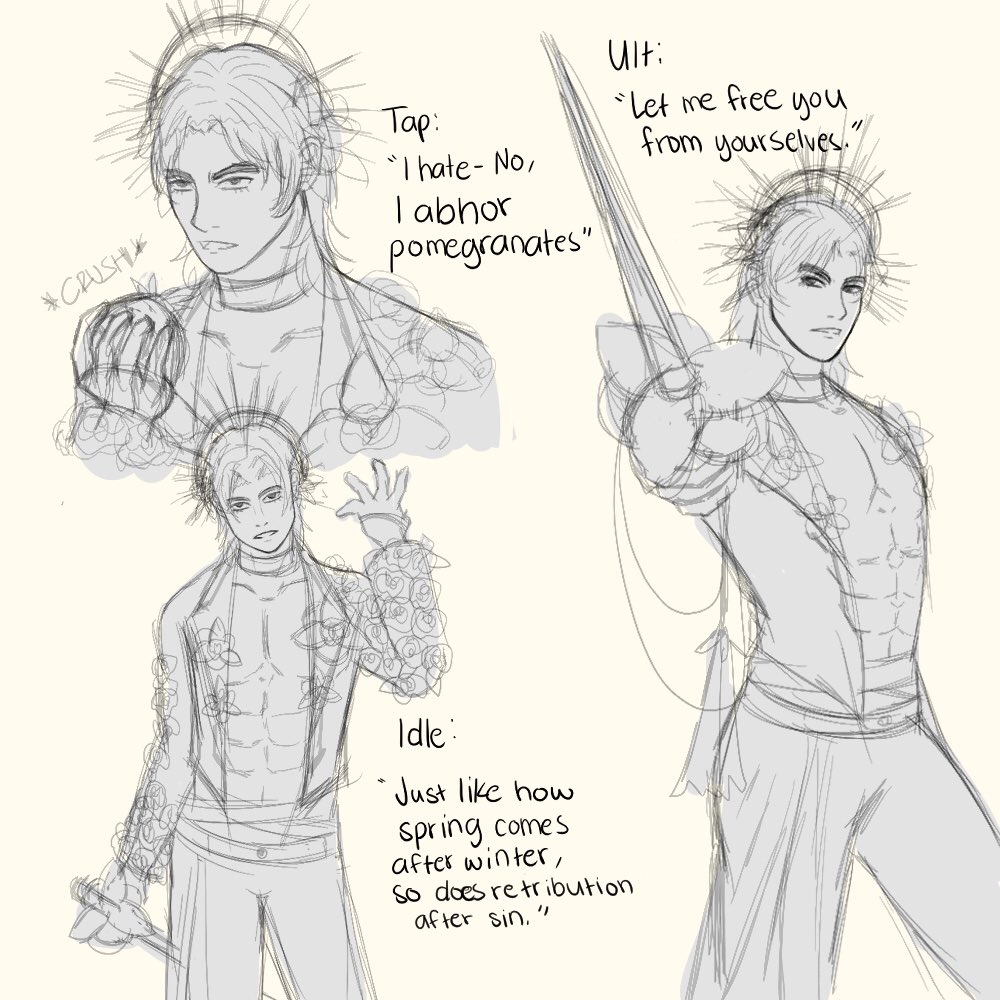 snifflesnaps's tweet photo. Sketches of some Dislyte OCs because my two favourite gods are taking a while to drop
#Dislyte #ocart https://t.co/1UtWDzlAxw