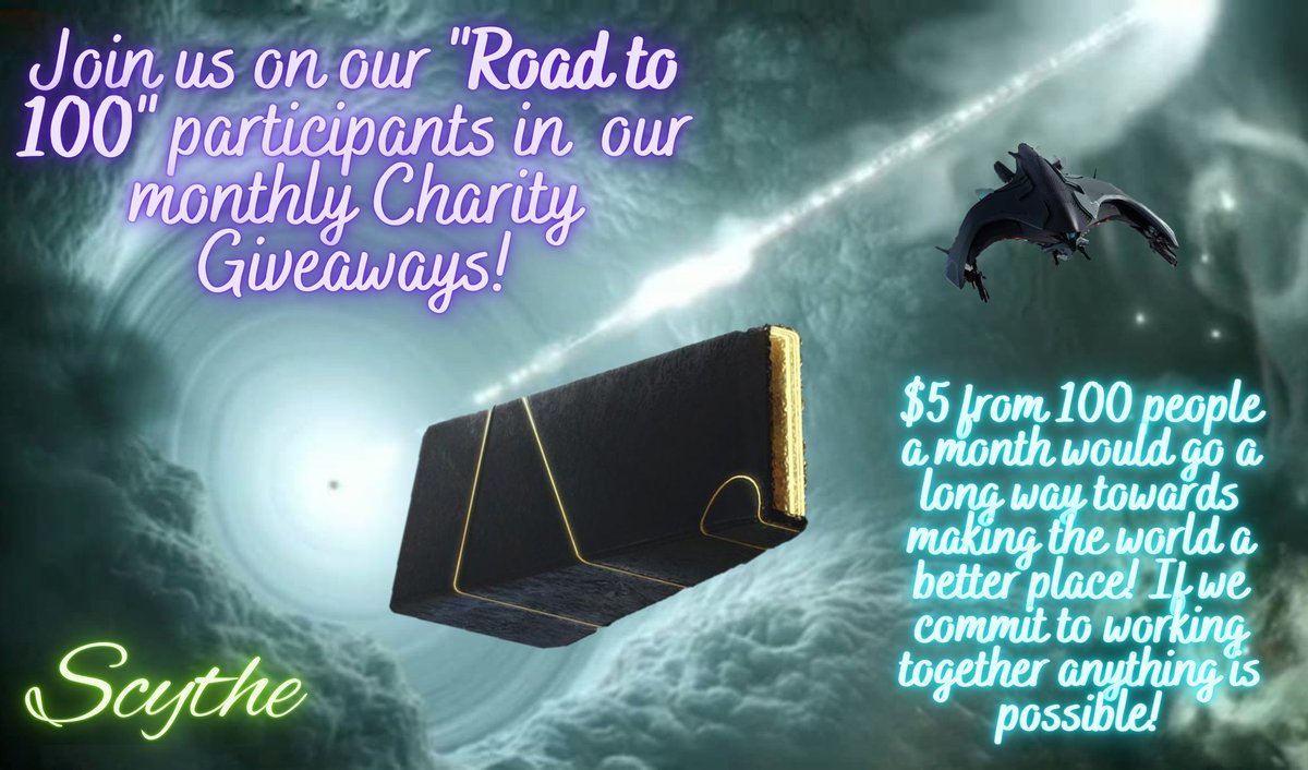 Good morning <a href="/staratlas/">Star Atlas</a> family! It's almost time for our next charity event! Would love to get some suggestions from the community for the charities we will feature!