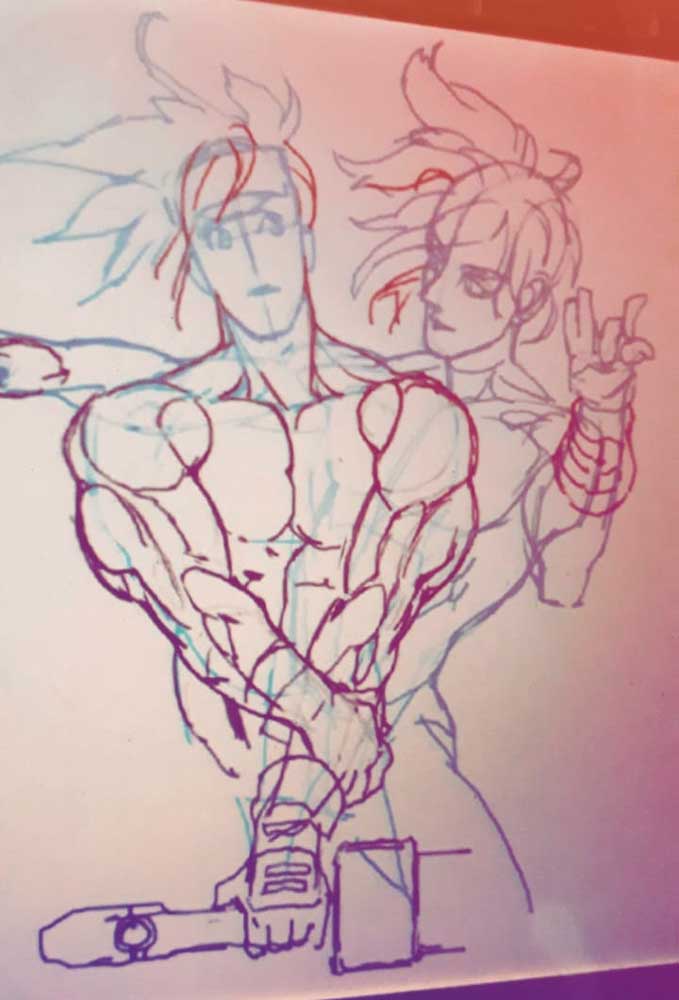 pietro_ant's tweet photo. Studying the works of Daisuke Ishiwatari.
#GuiltyGear #arcsytem #daisukeishiwatari #studing #fightinggame #solbadguy #kykiske https://t.co/hScMbjpqe8