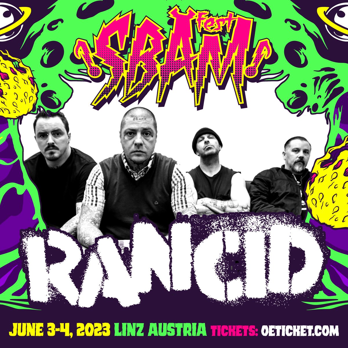 sbamrocks's tweet photo. We are super excited that @Rancid☠️ will be headlining SBÄM Fest 5 in 2023!😍
Don‘t miss out and get one of the last Early Bird Tickets!🤘🏼
https://t.co/HHBS9Sy47y
#festival #punk #rock #punkrock #ska #skapunk #rancid #timtimebomb #larsfrederiksen #mattfreeman #sbäm #sbämfest https://t.co/pPyCBDZMAk