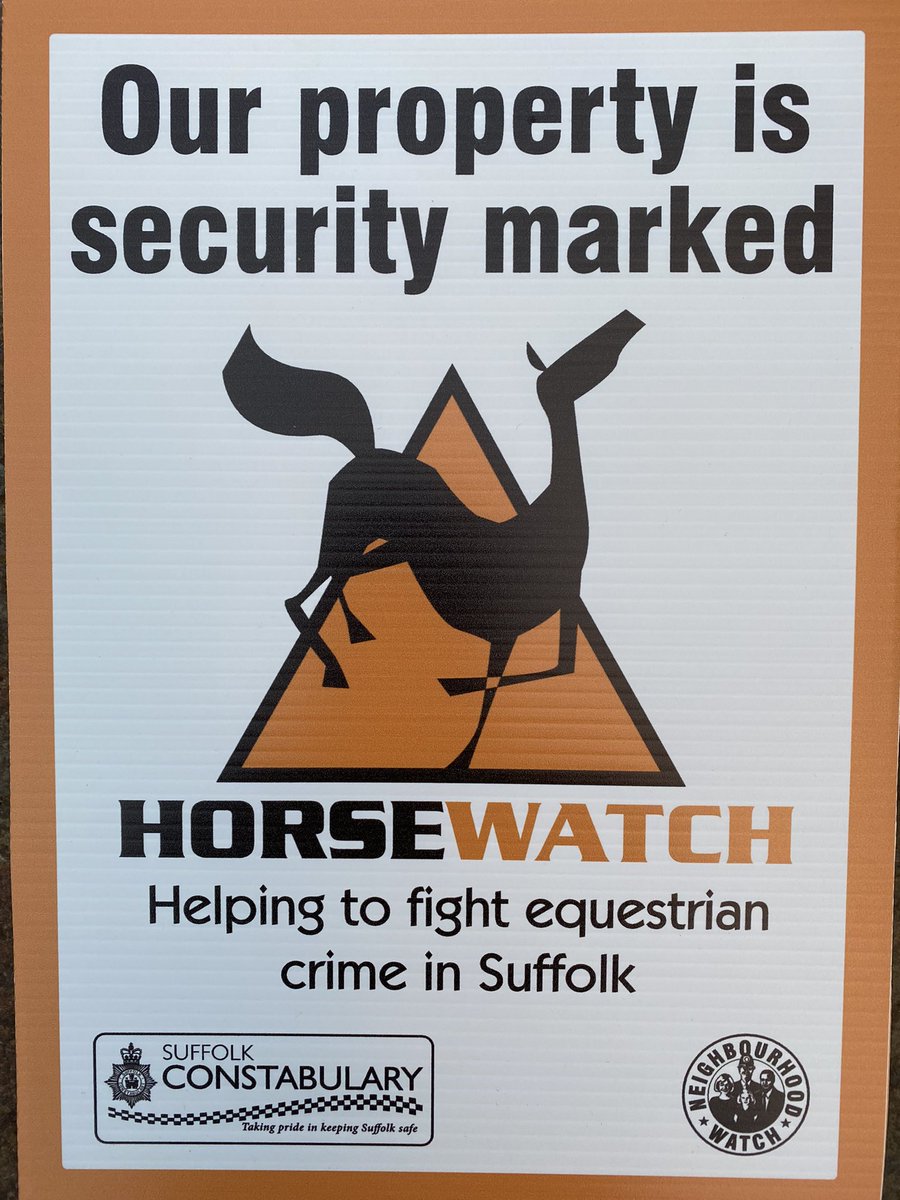 RuralPolicingSC's tweet photo. Tack theft is on the increase, nationally. Equine crime isn’t welcome in Suffolk. If anybody needs crime prevention advice, signs, leather tack marking, get in touch. We’ll gladly provide support, marking and advice for free. Contact us direct @ rwp@suffolk.police.uk  #233 https://t.co/nrkeJynkaL