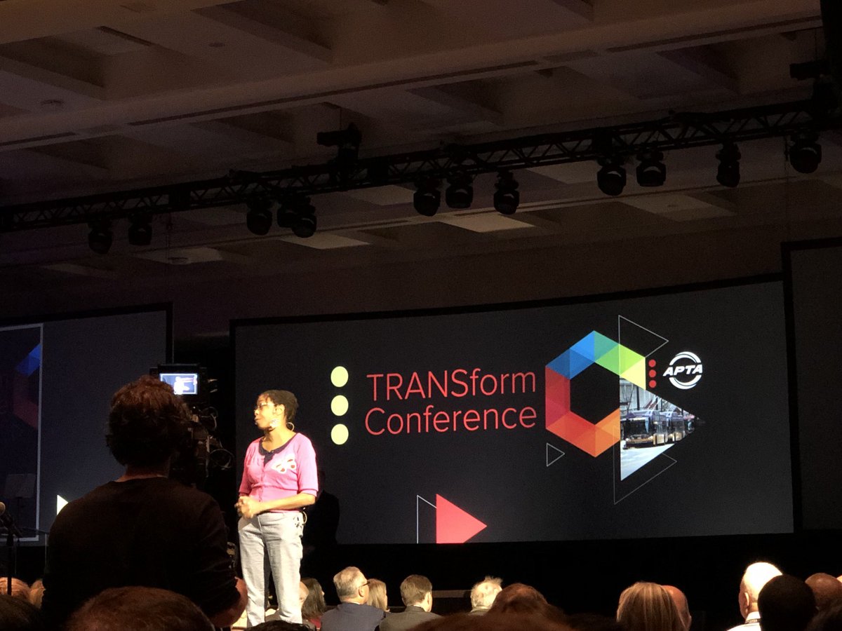 LibmanWanek's tweet photo. #aptatransform22 kicks off with a call to action to tell the transit industry’s success story through the lives of those positively impacted. https://t.co/H99gXqvY6C