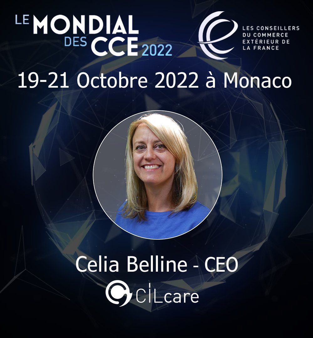 📅<a href="/BellineCelia/">Belline</a>, CEO, participera au Mondial des <a href="/Les_CCE/">Les CCE</a>
🤝<a href="/Les_CCE/">Les CCE</a> se rassemblent autour du thème « Le bouleversement du monde, nouvelles clés pour nos entreprises », sous le haut patronage de <a href="/EmmanuelMacron/">Emmanuel Macron</a>
👉mondialdescce.fr

#innovation #hearingloss #CCE