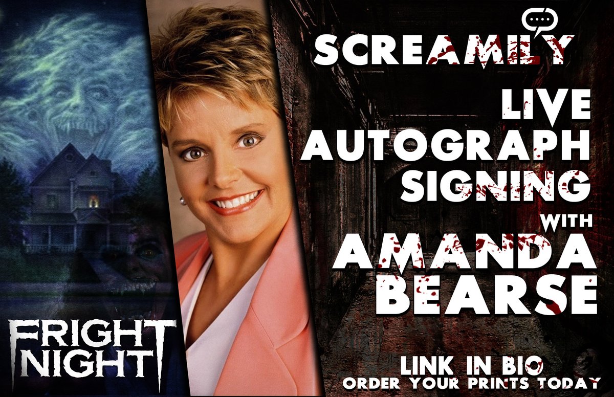 StreamilyLive's tweet photo. Streamily Presents SCREAMILY!
October 15 - Lew Temple, Nick King, Richard Friedman, Ginger Lynn, Amanda Bearse, Parry Shen, Tim Dezarn, & VC Dupree will be signing LIVE!
Order your prints today at https://t.co/GksbR0O2fd!
#Halloween #Scream #Autograph #Live #Screamily https://t.co/RVnZjxnHA2