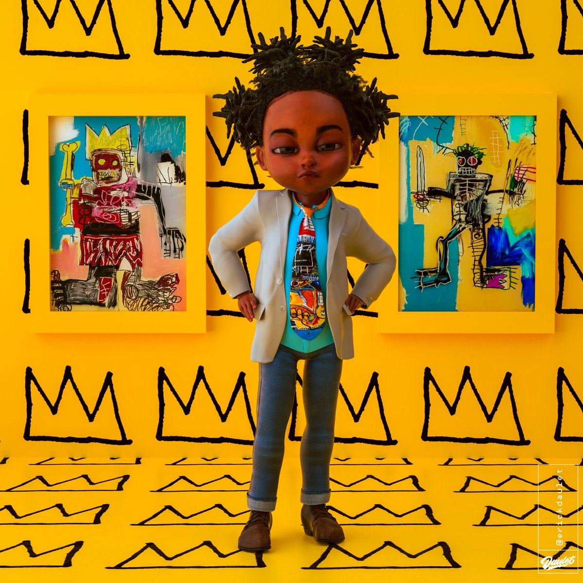 erickdaulet's tweet photo. #basquiat #daulet https://t.co/cZ2KqPOpUA