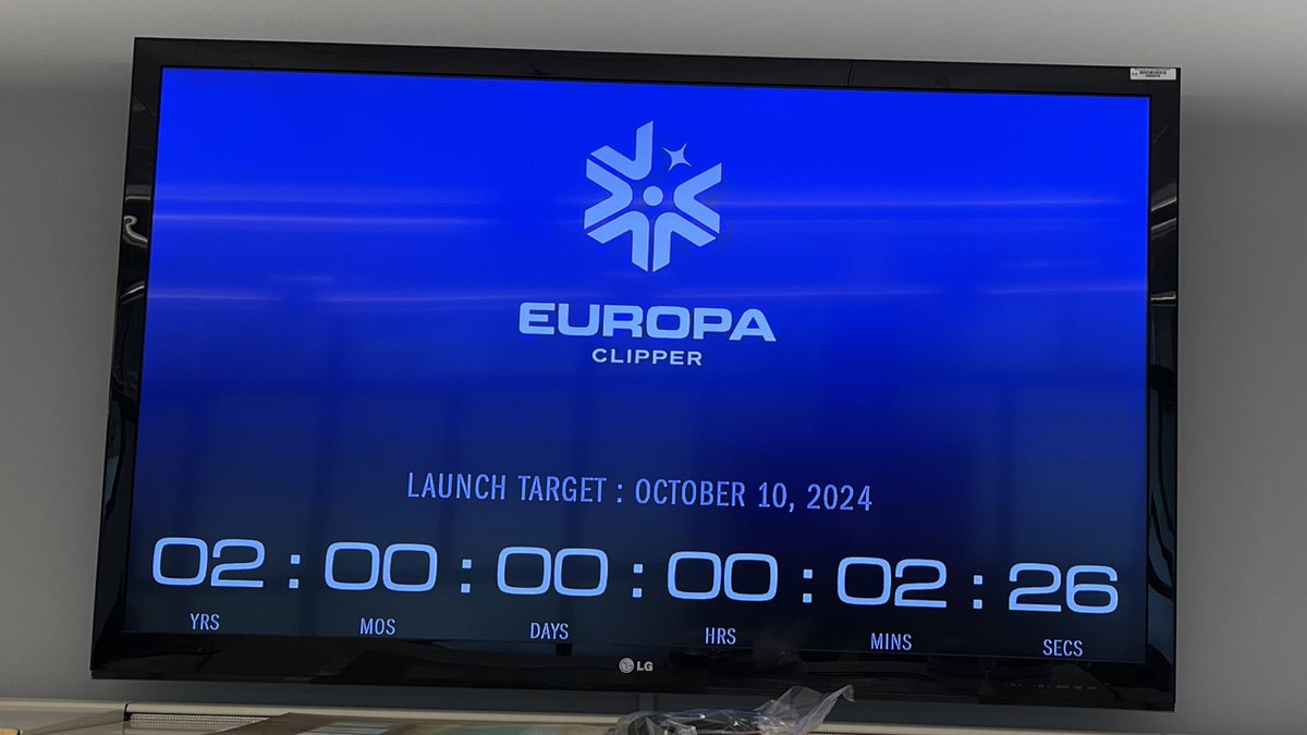 Two years until the three-week launch period opens for @EuropaClipper - we have made great progress and still have much to do to get ready. Thankfully, we have a fantastic team!  #DareMightyThingsTogether #GoEuropaClipper 🚀