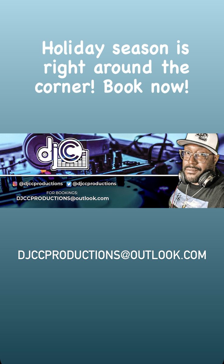 Let DJ CC help you celebrate the holidays! #DJCCProductions #DJ #Party