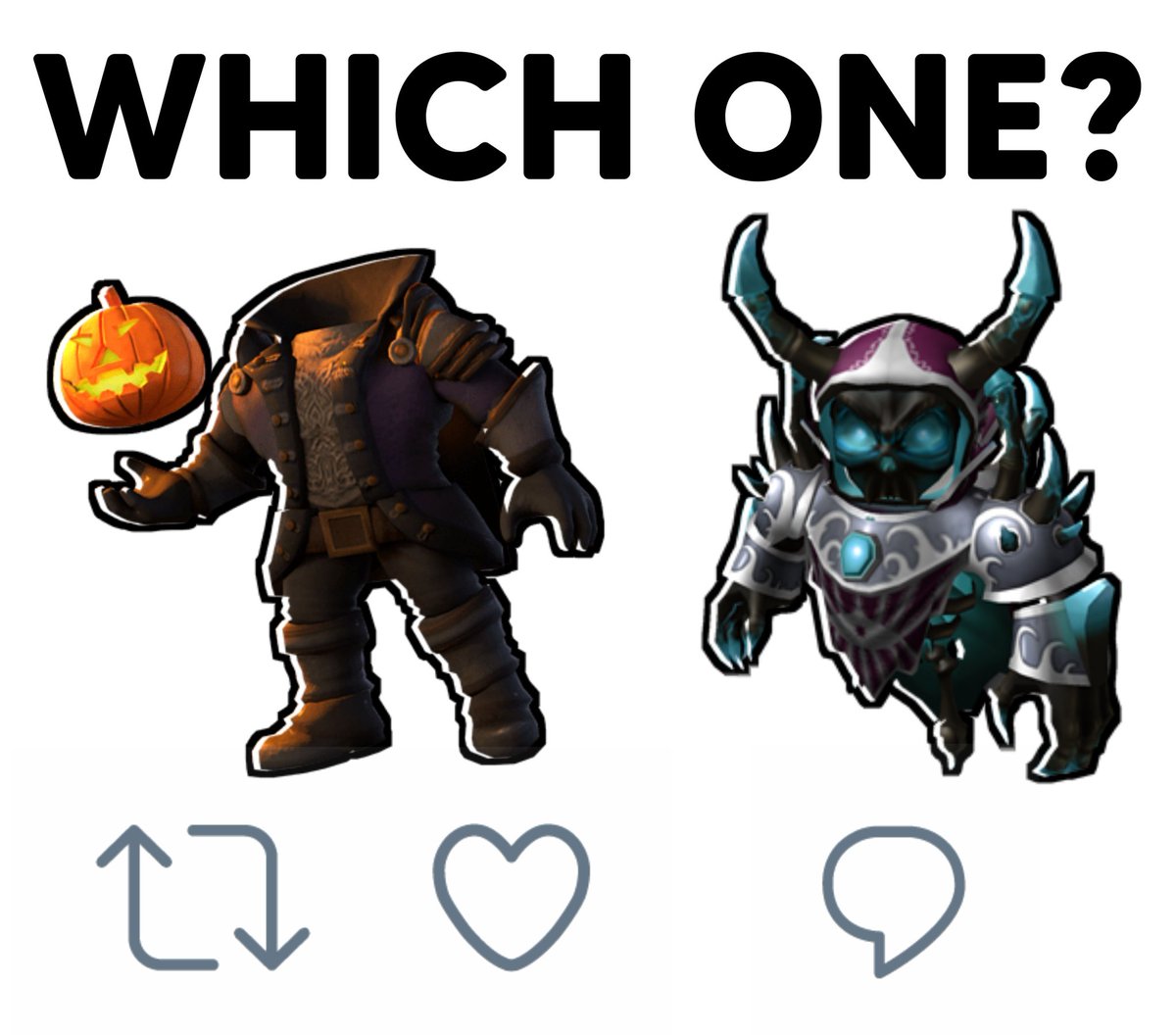 spookyaloha's tweet photo. CHOOSE WISLEY, ROBLOX! 👇 #DailyHeadless #spookyaloha https://t.co/FxE44aHZc4