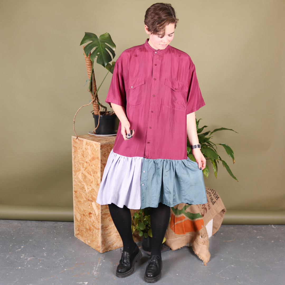 MackandRose's tweet photo. Reworked vintage shirt dresses are new to the shop. I can tell already these are going to be a staple in my wardrobe this autumn/winter they're perfect for dressing up or down. Wear them with a turtle neck and boots to the office or with heels and leather jacket to the pub! https://t.co/iYgDcb6cKR