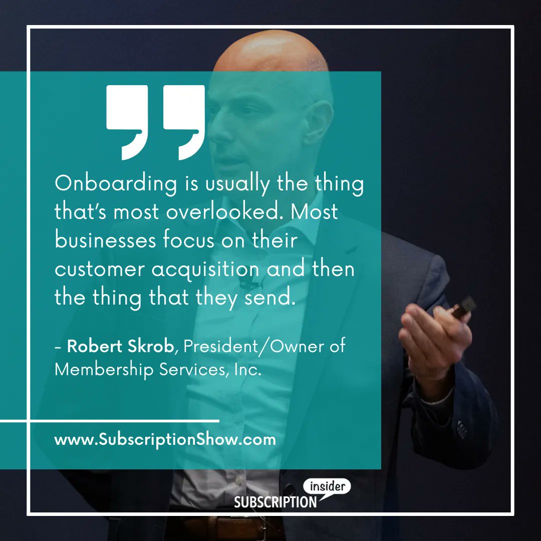 SubInsider's tweet image. Why does #SubShow speaker Robert Skrob believe onboarding is so important? Find out here: buff.ly/3wzVNco Attend #SubShow22 to get actionable strategies like this for what's next: buff.ly/3SpTUsk