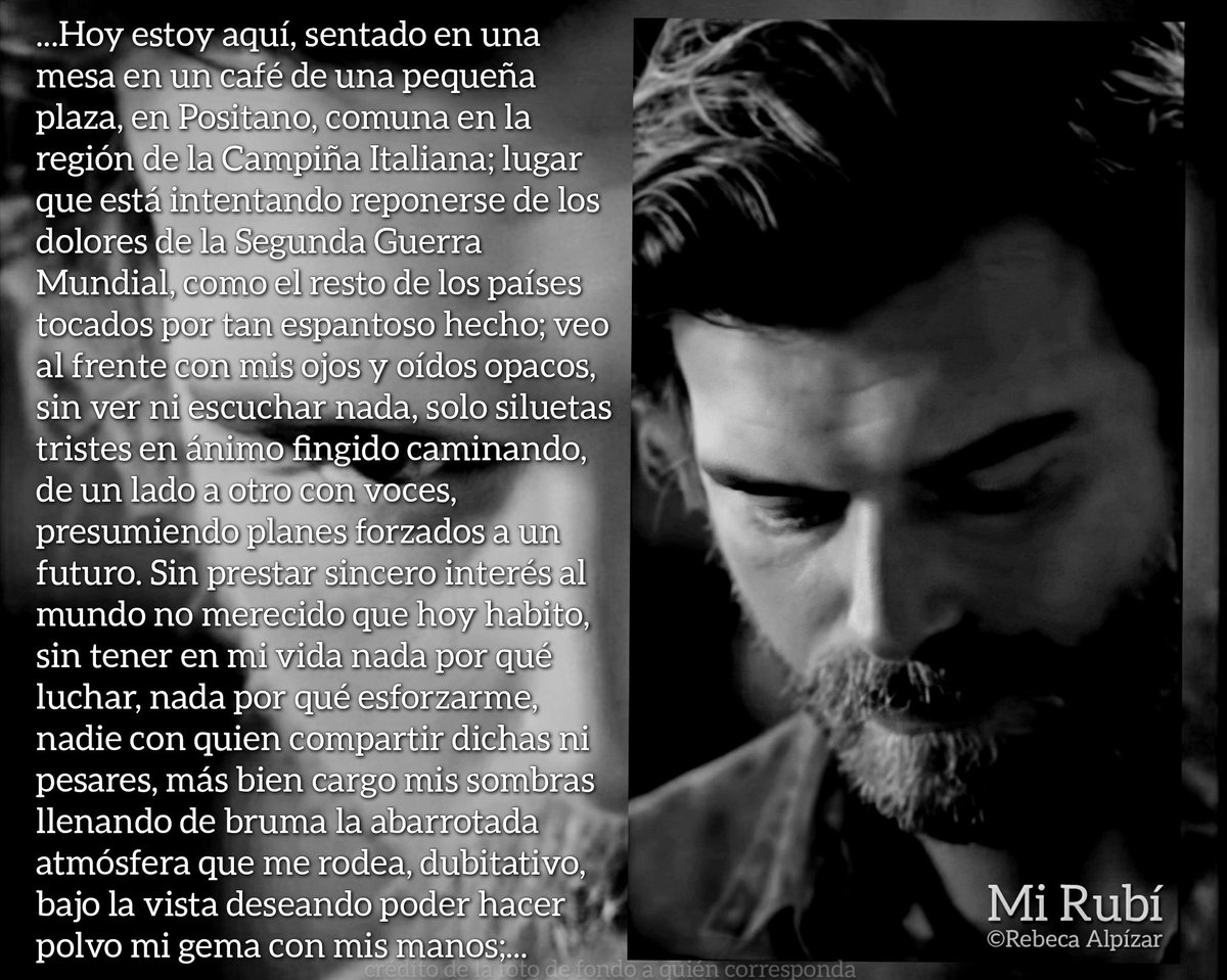 MiRubiLibro's tweet photo. Fragmento de la novela
Mi Rubí 👇 https://t.co/LG5ByjpO7M
TODOS LOS DERECHOS RESERVADOS. 
#MiRubi_elLibro #MiRubi
#RebecaAlpizar  #recomendaciónliteraria #parati #librosrecomendados #amoraloslibros #kindleunlimited #Amazon #BookTwitter #libros #MiRubiLibro #Rojo #Rubi https://t.co/inqk84B8GH