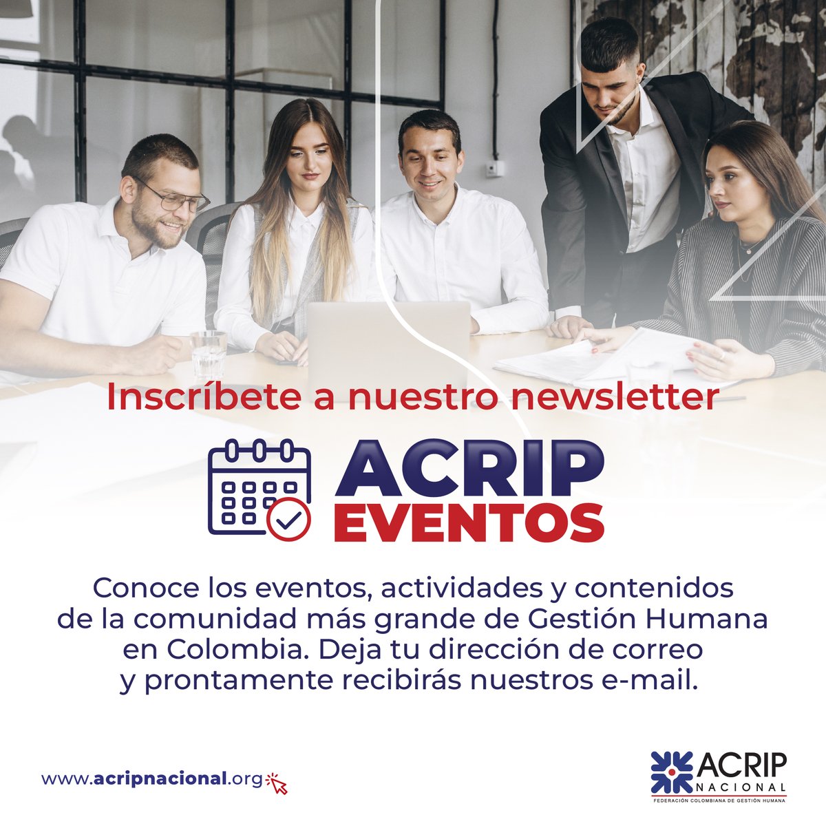 ACRIPNacional's tweet photo. #acripeventos / Nuevos eventos para nuestra comunidad de Gestión Humana, están disponibles en https://t.co/5ZO2UakeyJ

Seleccione la actividad de su interés y realice la preinscripción:

#colombia #personal #formacion #RRHHCOLOMBIA #teletrabajo #trabajoremoto #Noticia #actualidad https://t.co/5aa3l17cS1