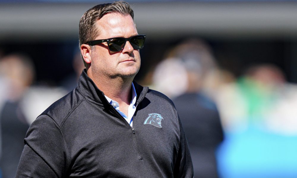RDTLShow's tweet photo. Who should #ScottFitterer replace #MattRhule with for the next head coach of the #CarolinaPanthers? #NFL https://t.co/Rw2XvMgcYo