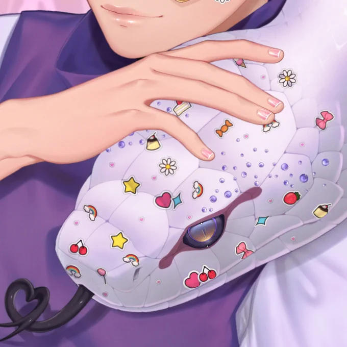 Please rt if you see this I spent forever on it and I'm so happy with it QwQ Here's some zoomes too cause there's a lot of little details I added 