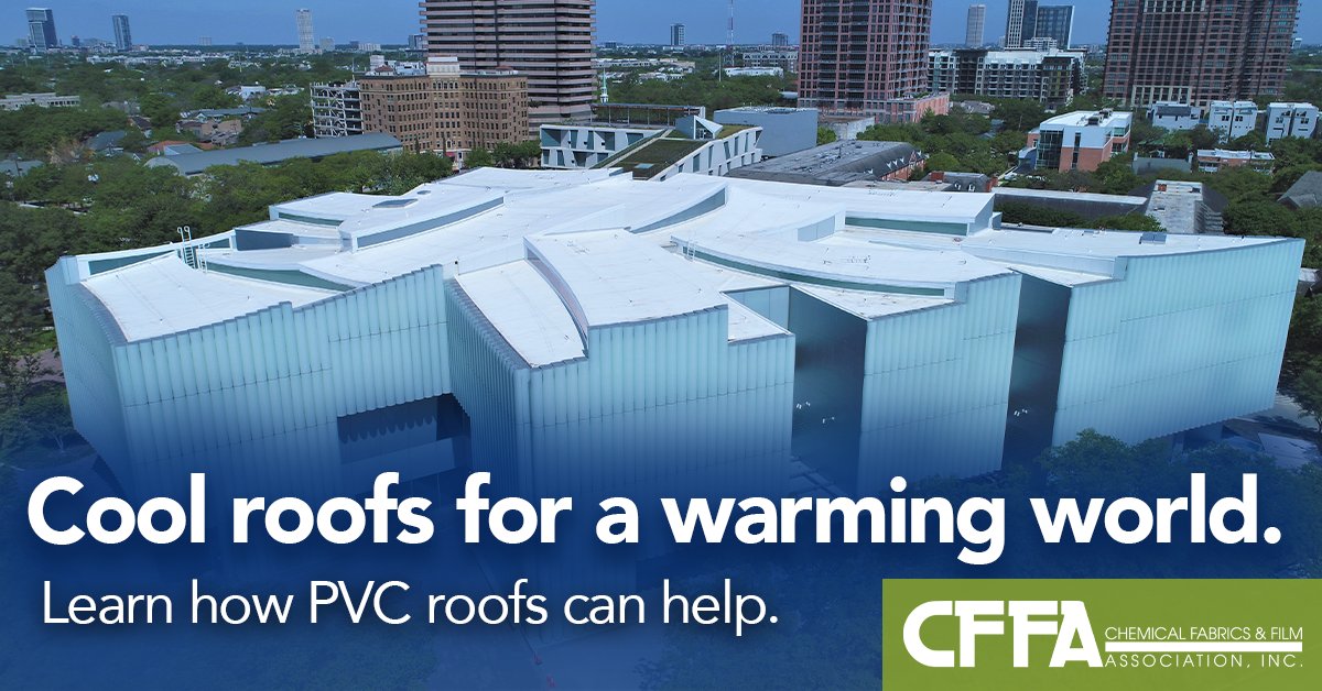 ReflectiveRoofs's tweet photo. During the day, #UrbanCenters on average are 2 to 5 degrees warmer than the surrounding areas. The temperature difference on a clear night can reach 22 degrees! Learn how #PVC roofs can help this degree variance: https://t.co/Los3RP7iwV https://t.co/1QFUKA8MDh