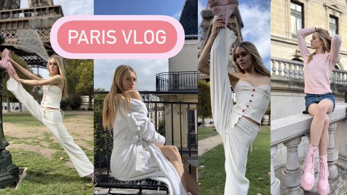 NEW PARIS VLOG UP!! 🥐where do you wanna see me next?😘 https://t.co/GhOoxeLIUz https://t.co/fLITMLv7m