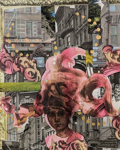 Tomorrow at 5.30pm join us for the Rewald lecture, “Mapping the Harlem Renaissance West to East,” which will be given by Dr. Yasmin Ramirez. The lecture will be in person in Room 3421 at the Graduate Center.
Image: Scherezade García, Thinking of Harlem: Memories Afloat, 2019