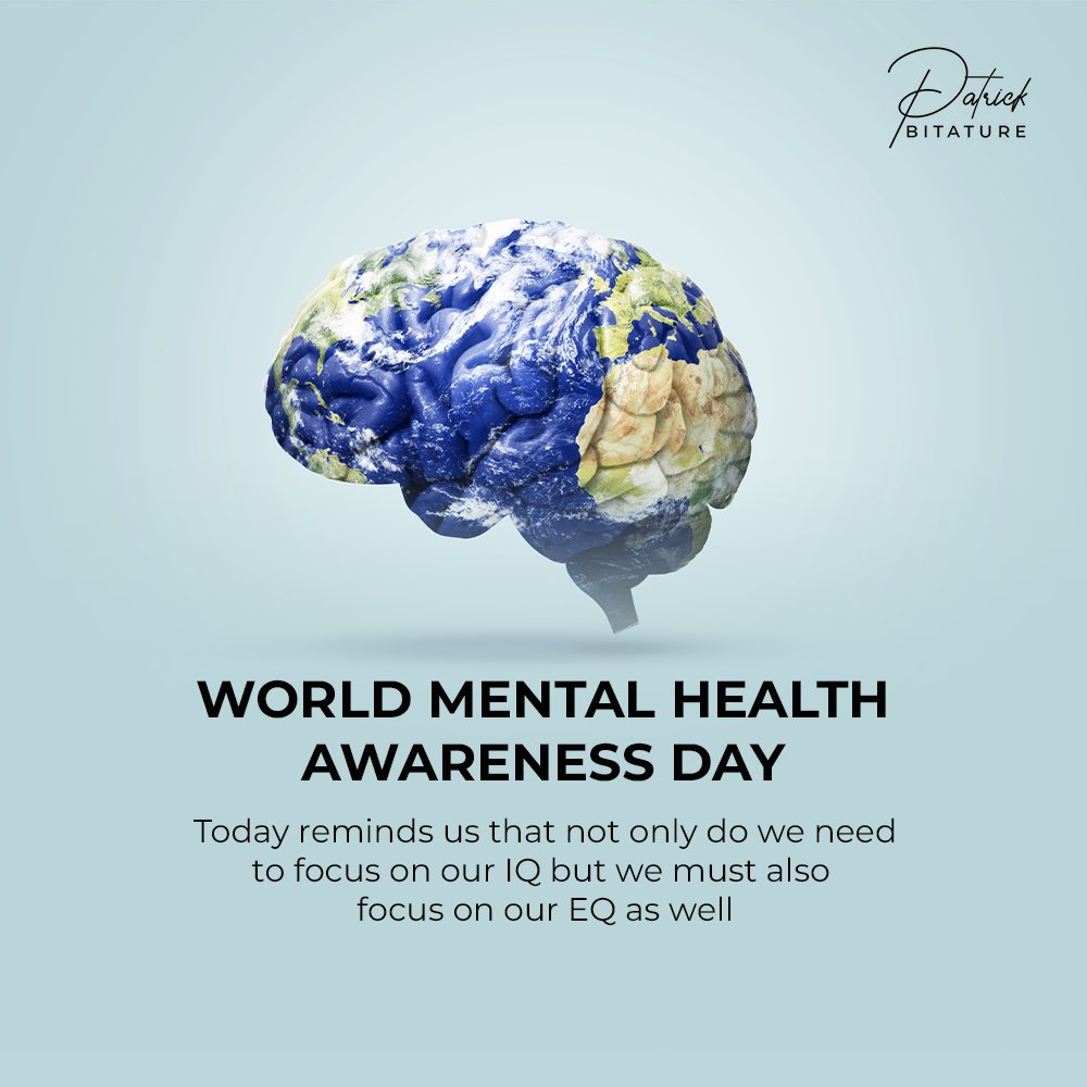Many young entrepreneurs make the mistake of only building up their IQ forgetting to also build their EQ.
A healthy EQ goes a long way. It helps you learn to deal with yourself and the people in your team in a manner that promotes both your and their growth.
#WorldMentalHealthDay