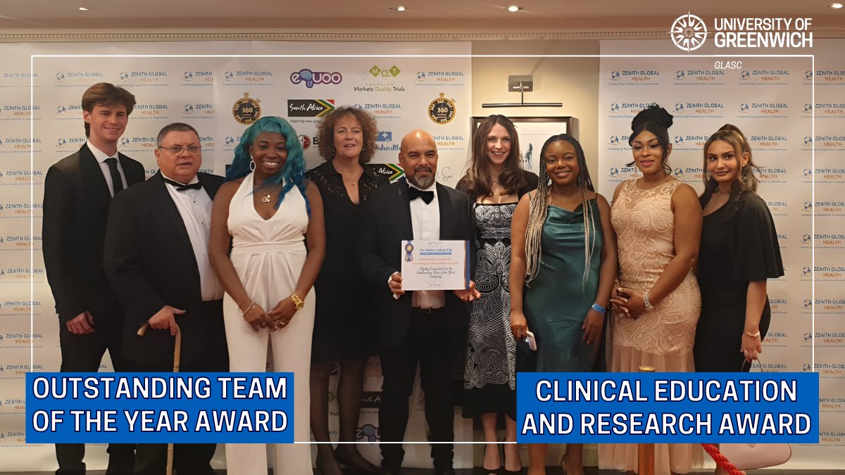 GreEduHealth's tweet photo. Our heartiest congratulations to our GLASC team for winning not one, but two awards at the #ZenithGlobalHealth Awards 2022! They won the Clinical Education and Research Award and the Outstanding Team of the Year. What a fantastic achievement. A well-deserved win! ๐@UoG_GLASCSim https://t.co/VITmt0XSGM