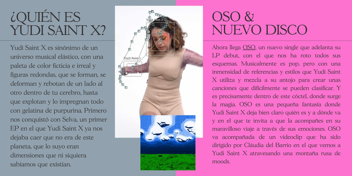🤎 Últimamente os hemos hablado de #yudisaintx y de su nuevo single ‘OSO’, así que hoy nos apetecía contaros un poco sobre su proyecto para que la conozcáis un poquito más antes de que publique su próximo disco, que está a puntíiiiisimo de salir! ✨

<a href="/Primaveralabels/">Primavera Labels</a>