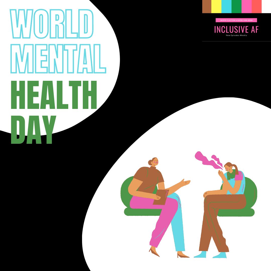 In our world, every day is Mental Health Day, but we will take every opportunity to talk about how important it is to take care of your mental health. Your mental health directly affects every aspect of your life, including your work -- take care of YOU. #WorldMentalHealthDay