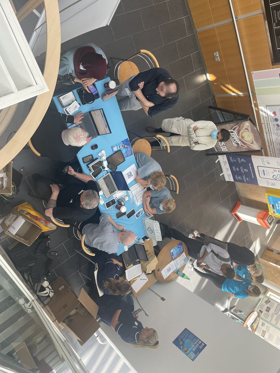 What a day! Well done <a href="/NNUH/">Norfolk and Norwich University Hospitals</a>  163 bleeps returned SO FAR…! The @NNUHChange team and Digital Health Desktop team have been non stop all day - Thank you ❤️ The teams will be available all day tomorrow in West Atrium too! <a href="/DrNancyFontaine/">Prof Nancy Fontaine</a> <a href="/SamHigginson12/">Sam Higginson</a> <a href="/Erikadenton6/">Erikadenton</a>