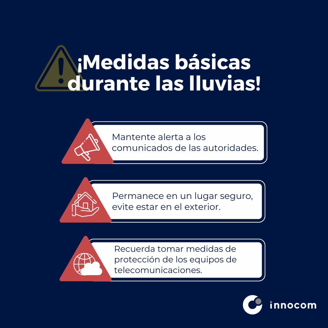 innocomla's tweet photo. 🚨⛈️Medidas de prevención durante la temporada de lluvias.
¡La prevención salva vidas! https://t.co/eHHh0E5dty