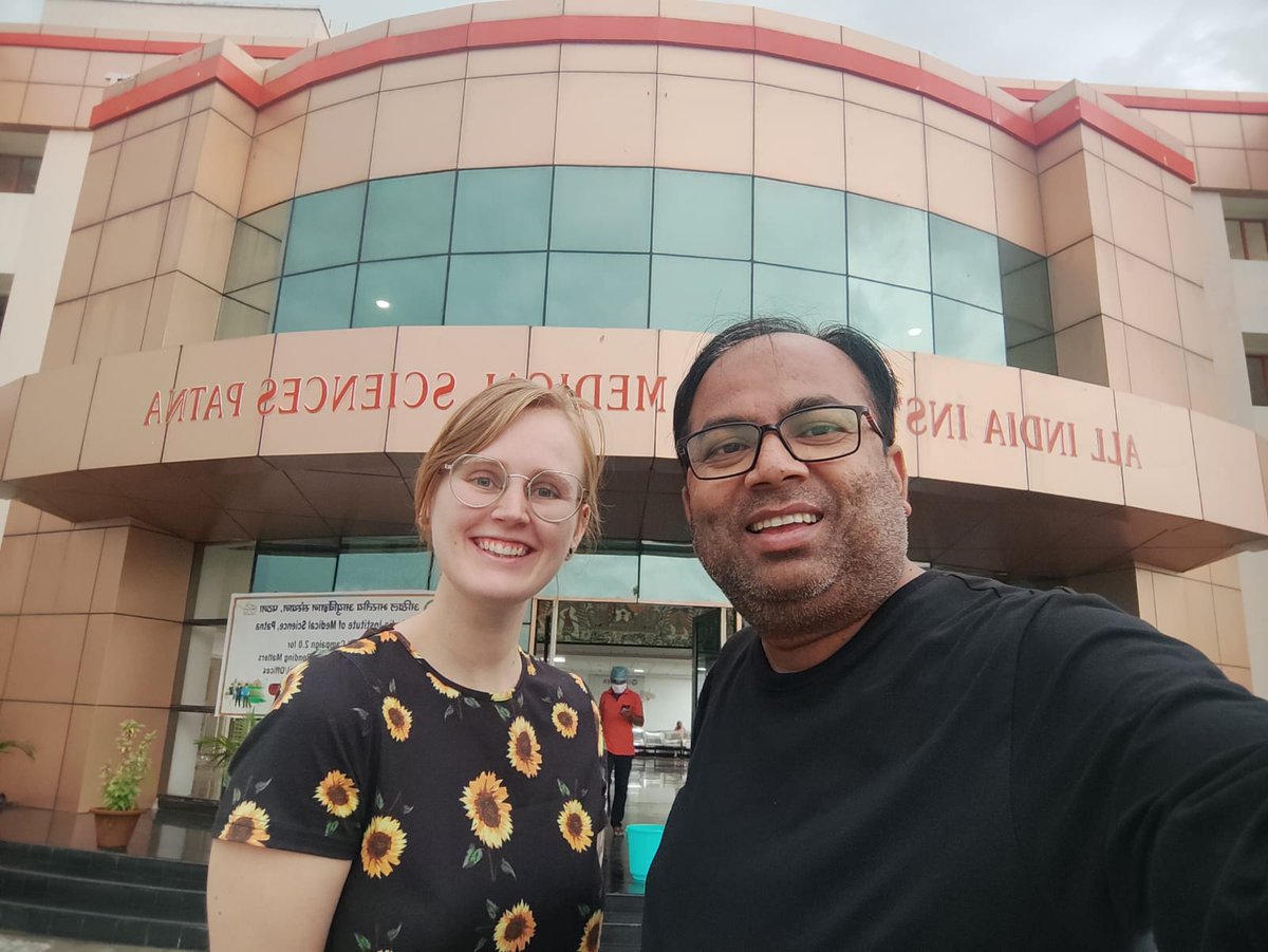 Emmaa_Reid_'s tweet photo. More than two years later than planned I've finally made it to India to join Dr Asgar Ali and the team to continue our work in Kala-Azar Elimination. #india #tmih #vlelimination https://t.co/RM1WiJhPhM