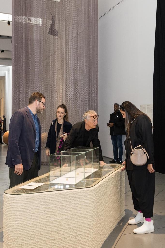 We are happy that Her Excellency Sheikha Al-Mayassa, Chairperson of @QatarMuseums, chose to visit Triennale Milano and the 23rd International Exhibition with our President @StefanoBoeri and the Director of Museo del Design Italiano @KnudWalter.