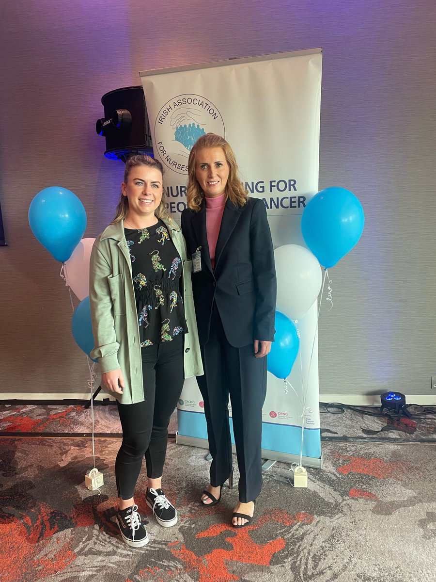 UHW_Waterford's tweet photo. Super weekend for some of our oncology team at the IANO conference this week. Amy Duggan SN  winner of the Sheila Clarke award- Amy shows leadership and empathy in her working day. Nominated by her colleagues #iano #winnerwinner #patientcare #staffappreciation https://t.co/wzgGCAvAkK