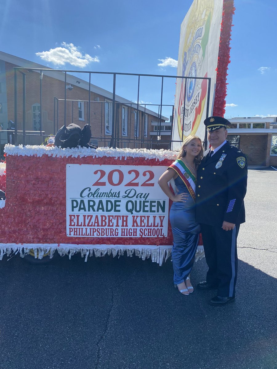 Congratulations to Beth Kelly who was selected as the 2022 Columbus Day Parade Queen! She will be representing Phillipsburg High School today in the NYC Columbus Day Parade!
