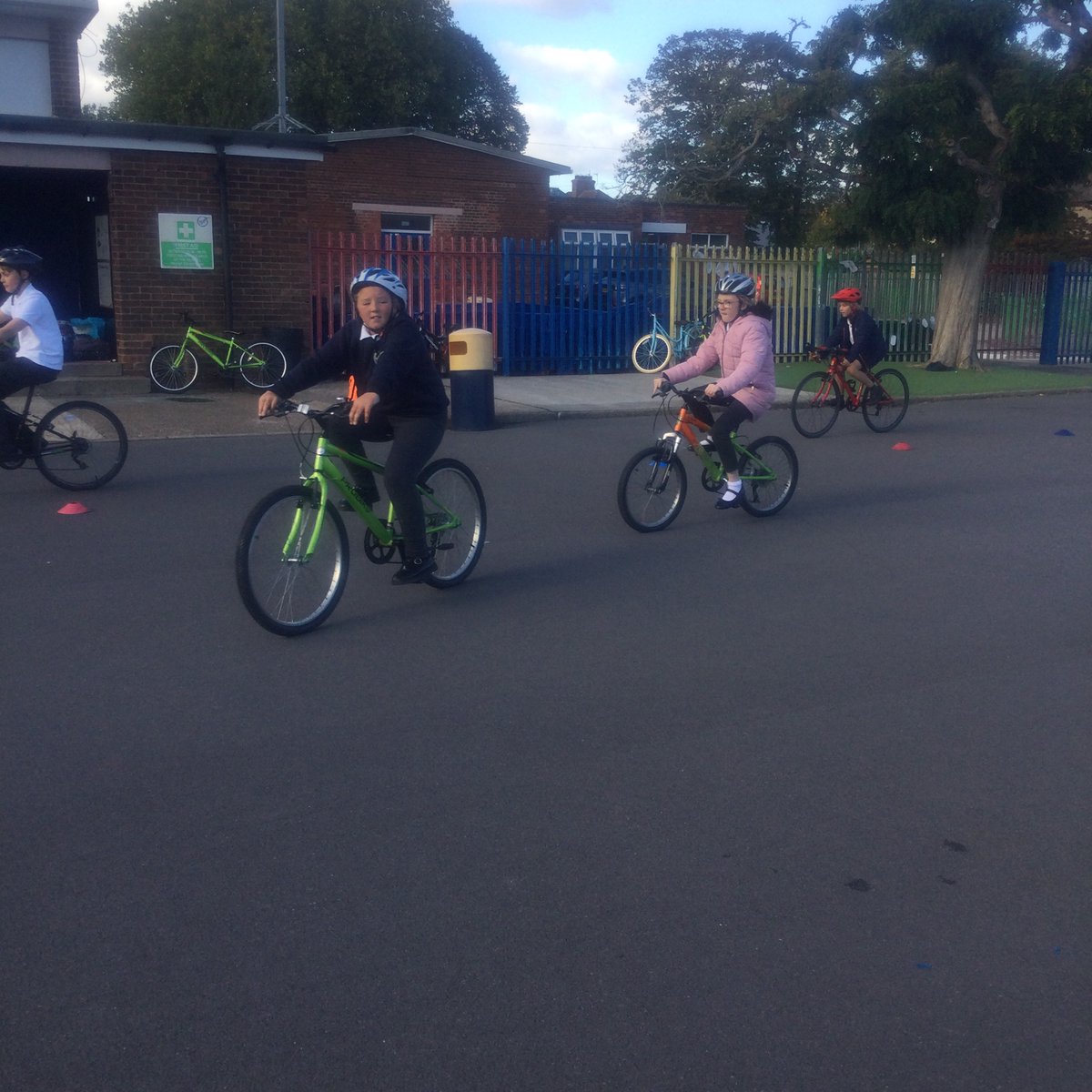 BPSHull's tweet photo. Whilst some of our older Launch Pad children have accessed Bikeability today some of our younger children have been practicing their biking skills in the Launch Pad playground ready for their turn in coming years #BPSBikeability #BPSLifeSkills https://t.co/2NSxqPvL1K