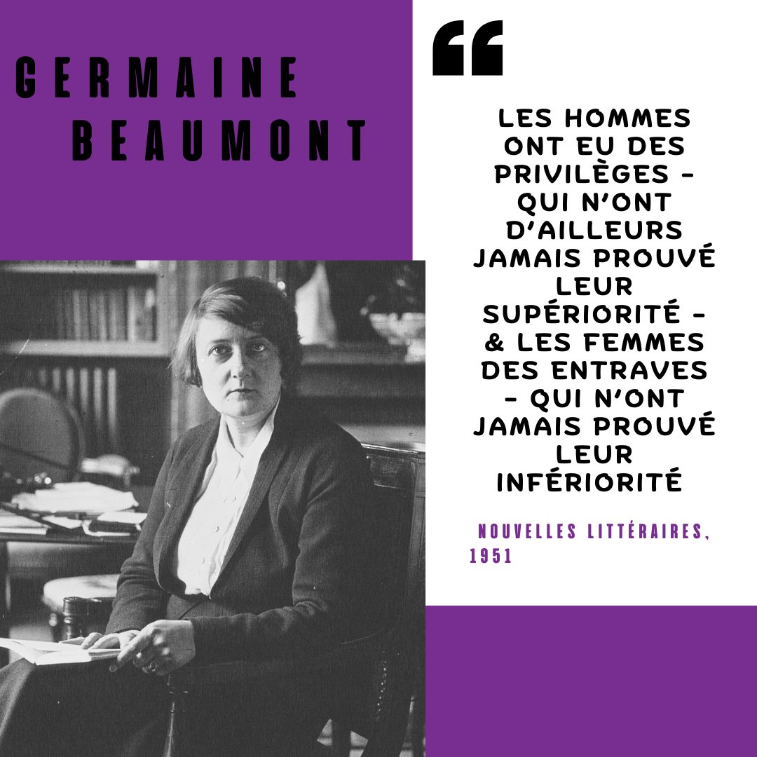 #GermaineBeaumont est la 1ère autrice à avoir reçu le #PrixRenaudot en 1931 avec son roman "Piège", disparu des étals de librairie car plus personne ne le réédite😮‍💨

Les autrices &amp; les prix littéraires, un gros dossier !
Allons-y pour un thread-femmage au #Nobel d'#AnnieErnaux 🧵