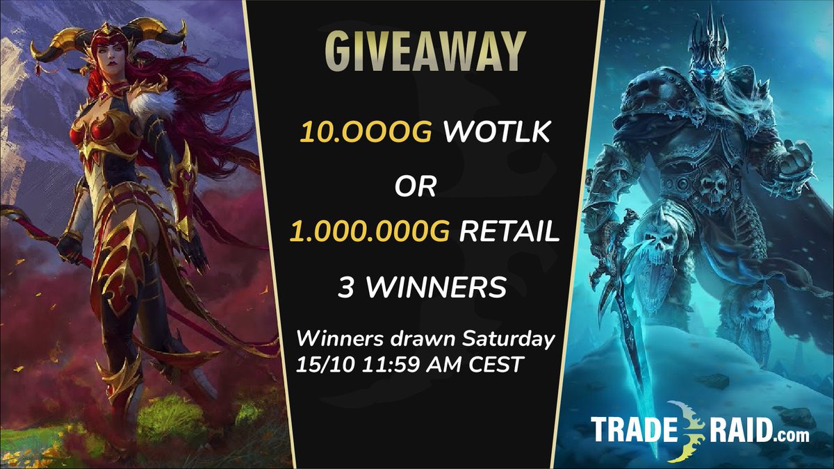 teamtraderaid's tweet photo. Trade-Raid is celebrating its 2 year anniversary &amp; 10.000 registered users!🎉

We want to celebrate this event with our BIGGEST Gold Giveaway EVER🤩
Join here!👇
https://t.co/LQAT9PT3Gj

Swap your Steam Items for MMO Gold &amp; Trade Gold for Gold safely at https://t.co/lg1SQMthRT♻️ https://t.co/6GqFSUMnKw
