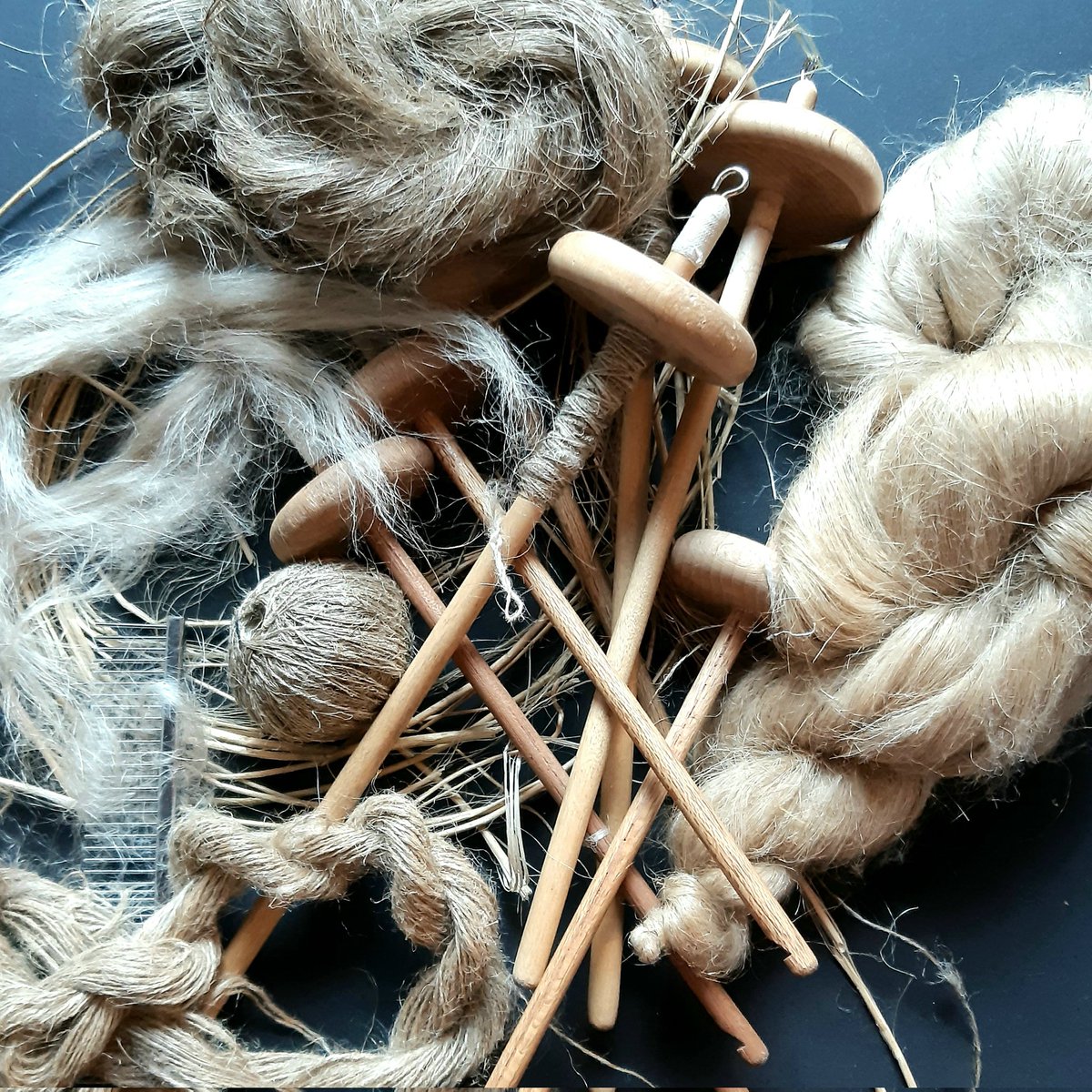 Preparing my supplies and equipment for teaching spinning in London primary schools, almost ready for year 4 and 5 pupils.
<a href="/GyoPlayground/">GYOPlayground</a>