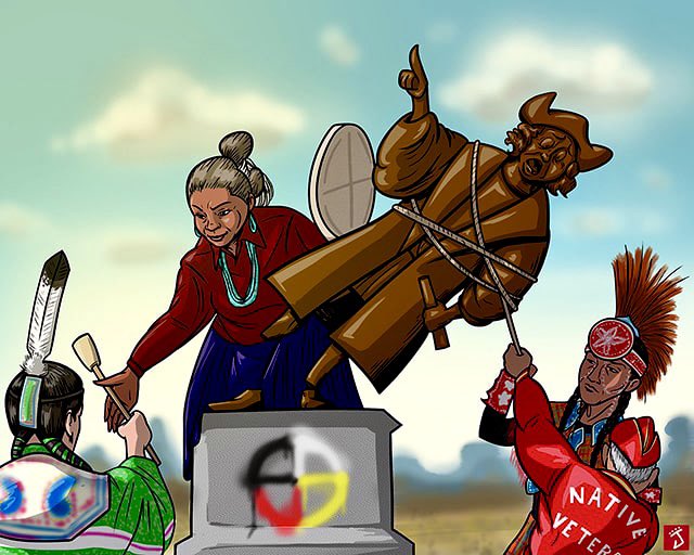 Native3rd's tweet image. Make America Matriarchal Again!

HAPPY INDIGENOUS PEOPLES DAY!!! 🦬..✌🏾

#IndigenousPeoplesDay 
#happyindigenouspeoplesday