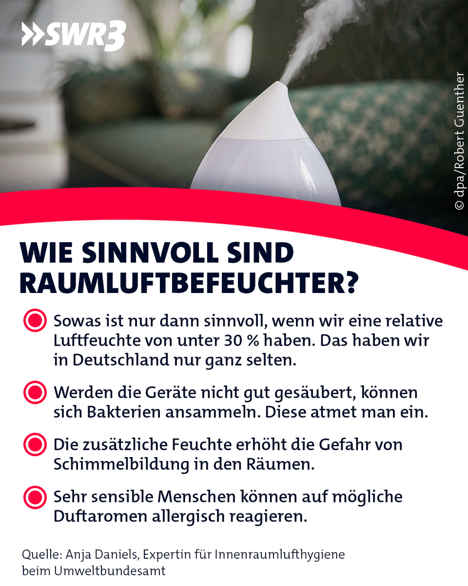 swr3's tweet photo. In den #Discountern sieht man sie aktuell überall – das #Umweltbundesamt rät allerdings davon ab. Aber: Wer von euch hat so einen #Raumluftbefeuchter daheim stehen? 😅 https://t.co/93nQiT1pCl