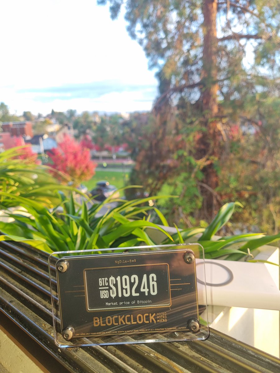 secchone's tweet image. We love #blockclock &apos;s
#Bitcoin