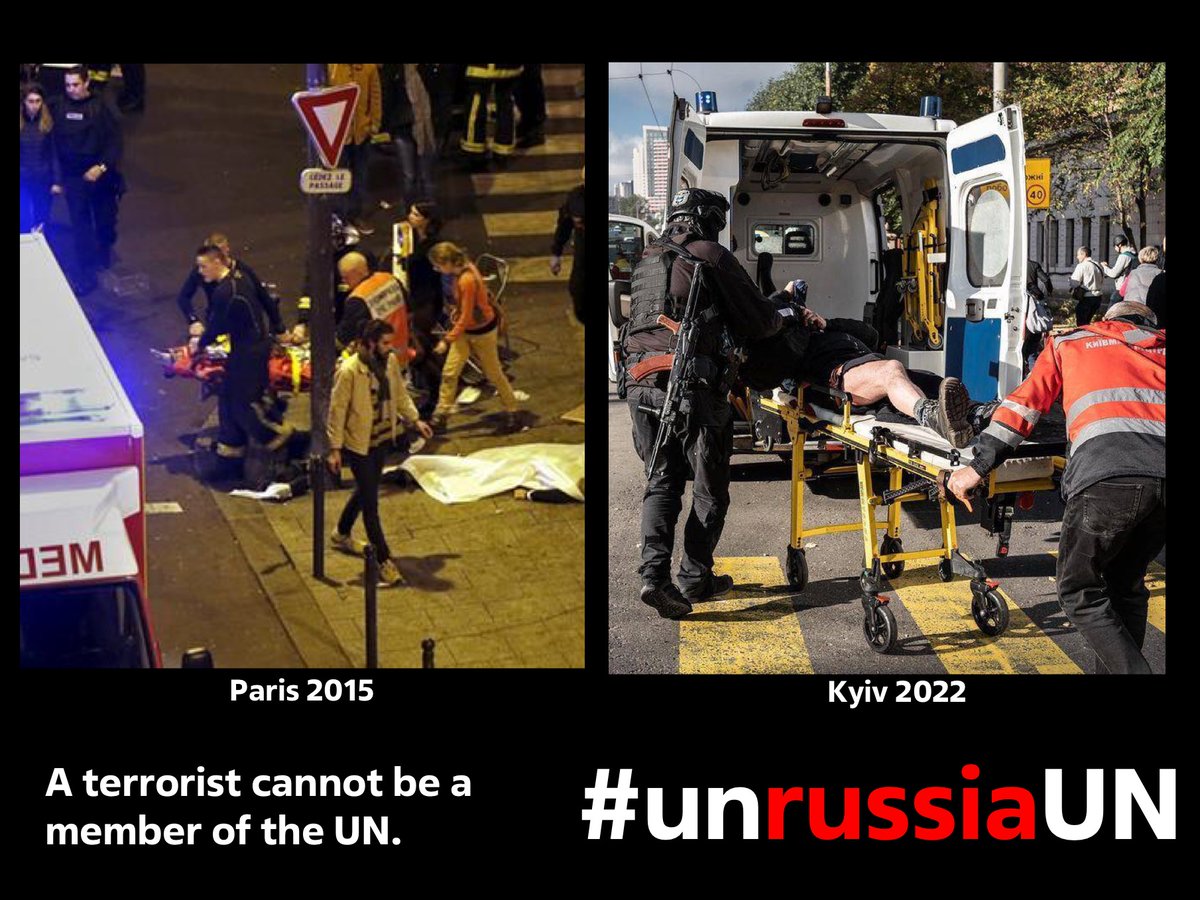 mintsyfra's tweet photo. We have a historic chance to put an end to the biggest swindle in the history of international politics – russia's illegal membership in the UN. Get out the russians of the UN! Sign the petition 👉https://t.co/eenbrMooNa
👉share the hashtag #unrussiaUN https://t.co/fX6PDI4EVL