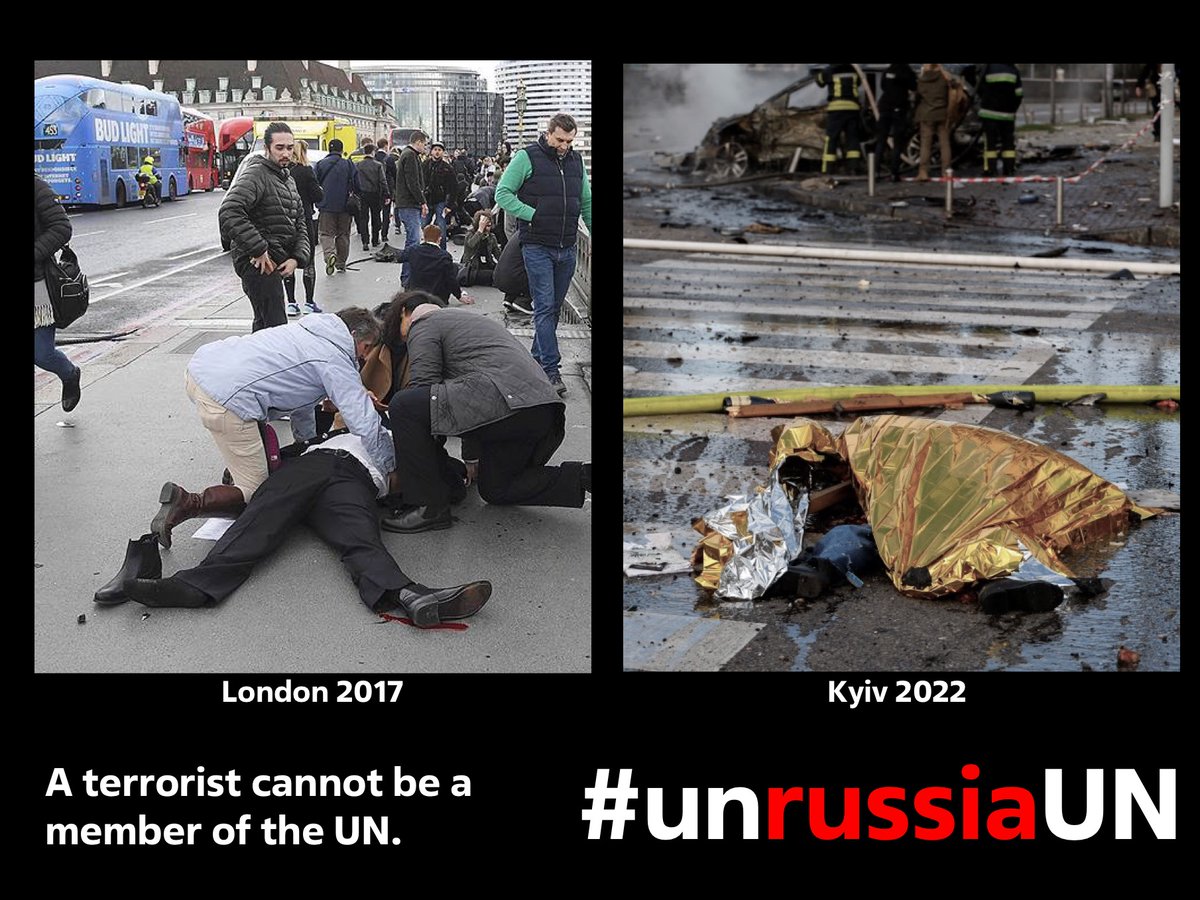 mintsyfra's tweet photo. We have a historic chance to put an end to the biggest swindle in the history of international politics – russia's illegal membership in the UN. Get out the russians of the UN! Sign the petition 👉https://t.co/eenbrMooNa
👉share the hashtag #unrussiaUN https://t.co/fX6PDI4EVL