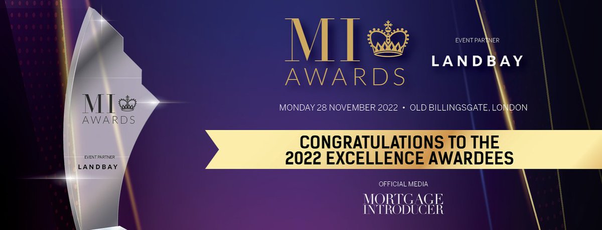 A massive thank you to everyone who voted for us as we've been shortlisted under Secured Loan Broker, Bridging Broker and Mortgage Introducer of the Year in the 2022 <a href="/MortgageChat/">Mortgage Introducer</a> Awards 🤩🙌👏